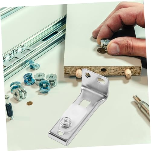 STOBOK Kit de Herrajes para Puerta Bifold 1 Set Rueda de Guía Pivote Duradera para Puertas Correderas de Closet Ahorro de Espacio miniatura 7