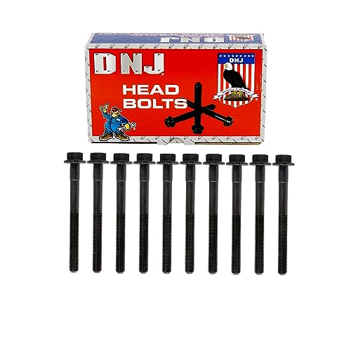 DNJ HBK903 Head Bolt Kit for 1987-1990 Toyota Tercel 1.5L L4 12V SOHC 1456cc