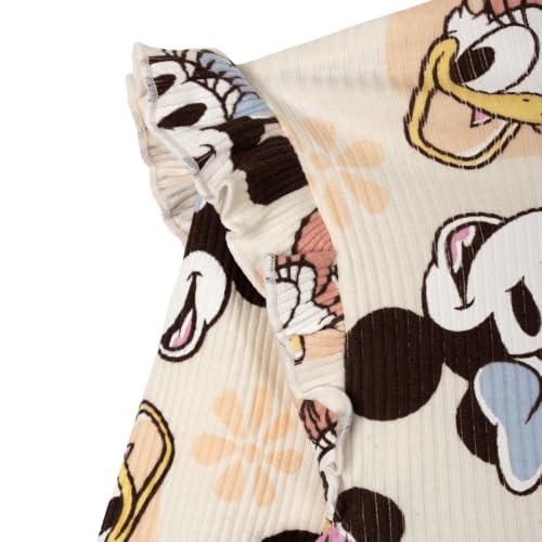 Image of Disney Girls' Ribbed Long Sleeve Tee and Pants Set for Baby & Kids