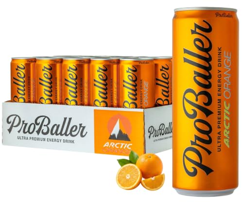 ProBaller Clean Energy Drink, NSF Certified for Sport, Arctic Orange