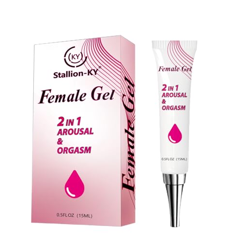 Stallion-KY Intense Orgasmic Gel – Stimulierendes Gel für gesteigerte klitorale Empfindsamkeit – Wärmende, kühlende und prickelnde Effekte – 15 ml