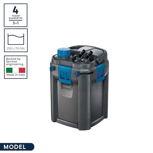 Image of OASE BioMaster External Filter for Aquariums up to 70 gallons, Multi-stage Filtration, Easy Maintenance Prefilter, Quiet Canister Filter, German Engineering