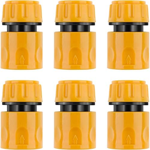 8 Pack Of 1/2" Pack Hose Repair Connectors, Hoses End Quick Fix Extend