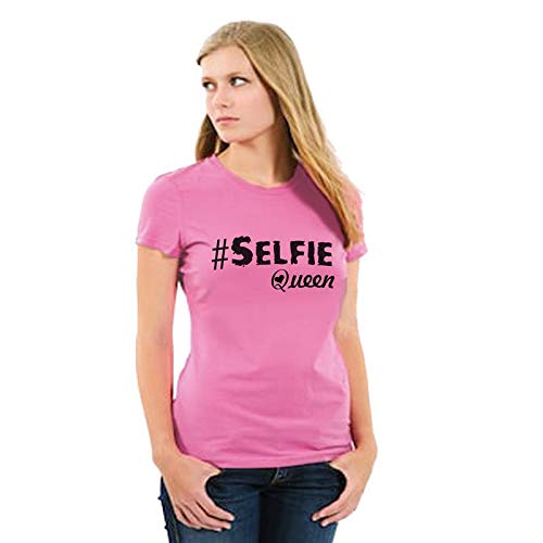 wear Selfie Queen t Shirt Light Pink 
