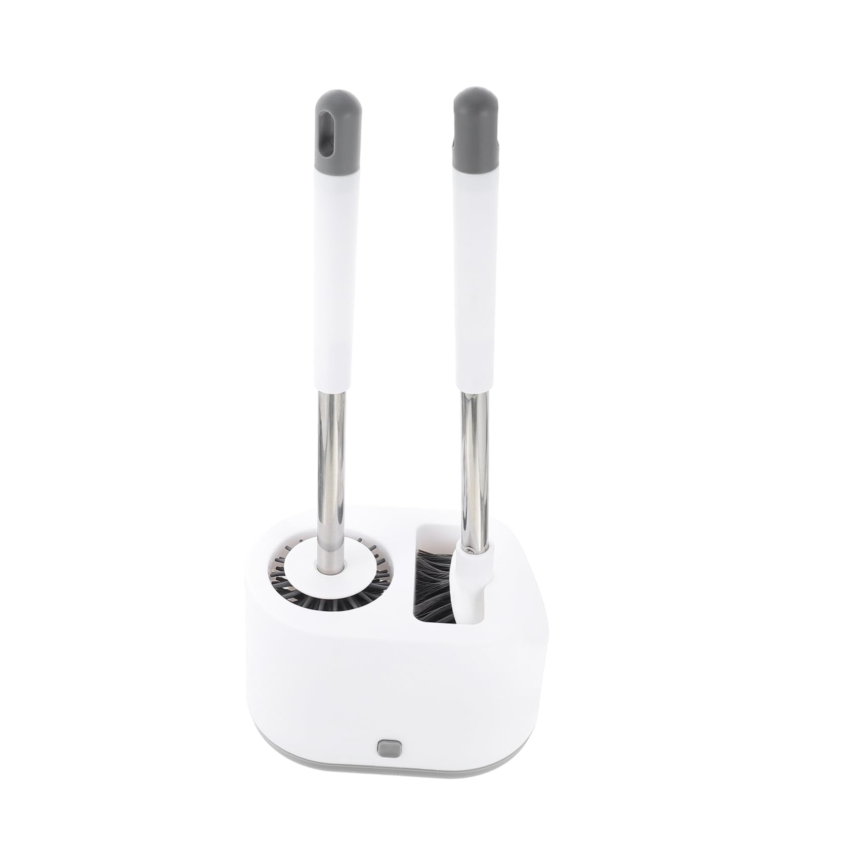 Support brosse pour salle de bain blanche pour nettoyer sans effort