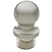 Baldwin 1090150I Ball Tip Hinge, Satin Nickel