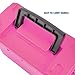 Sheffield 12631 Ammo Storage Box, Stackable .30 Cal Field Boxes, Water and Dust Resistant, Lockable Storage Box with Handle, Secures Hunting Gear, Supplies, and Bullets, Made in USA, Pink, 1-Pack
