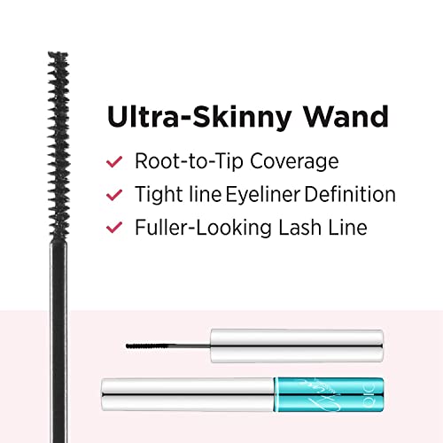 2 Pcs Ultra Fine Waterproof 4D Mascara Eyelash, Silk Fiber Mascara For Longer, Natural Waterproof Smudge-Proof, All Day Exquisitely Long, Smudge-Proof Eyelashes With Eyebrow Pencil #TOP1
