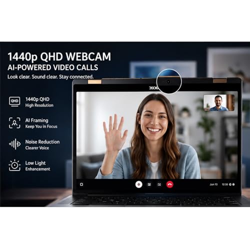 Image of Acer Chromebook Plus Spin 714 2-in-1 Convertible Laptop| 14 inch WUXGA Touchscreen| Intel Core Ultra 5 Beat i7-1165G7| 8GB RAM 256GB +128G SSD| 10Hour Battery| Backlit KB| Google AI Pro| School Gaming