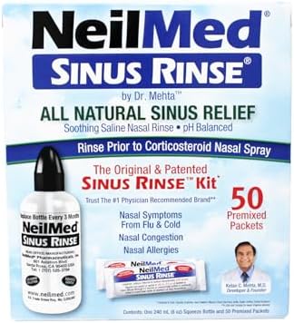 Lavador Nasal Sinus Rinse Kit C/60 Sobres Premezclados (240 mL)