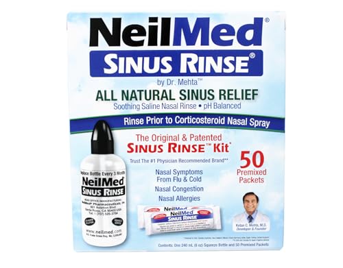 Lavador Nasal Sinus Rinse Kit C 60 Sobres Premezclados 240 Ml