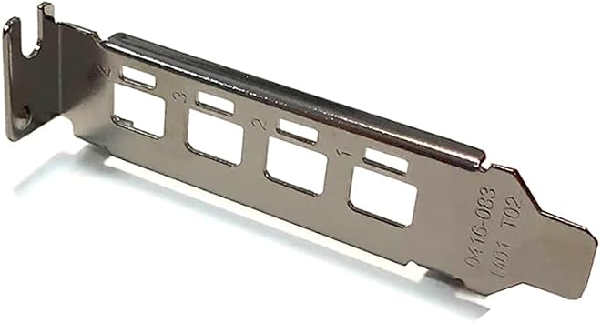 Low Profile/Half Height Bracket for NVIDIA Quadro K1200 NVS510 P400 P600 P1000 GPU Video Graphics 8cm/3.1 inch