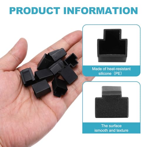Tapas antipolvo RJ45 y cubiertas protectoras PE Ethernet para laptop o panel de red 3
