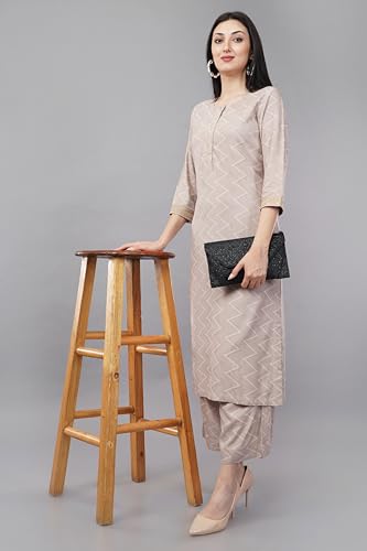 Image of SHRUTHI Women's Viscose (Rayon) Straight Printed Kurta Pure Simple Casual Kurta Ethinic wear