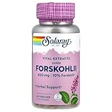 SOLARAY Super Forskohlii Extract Vegetarian Capsules, 400 mg | 60 Count