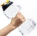 2.2L Dumbbell Shape Water Bottle, PETG Eco-Friendly Sports Fitness Exercise Water Jug for Gym, Yoga, Running, Outdoors, Cycling, and Camping (Transparent)