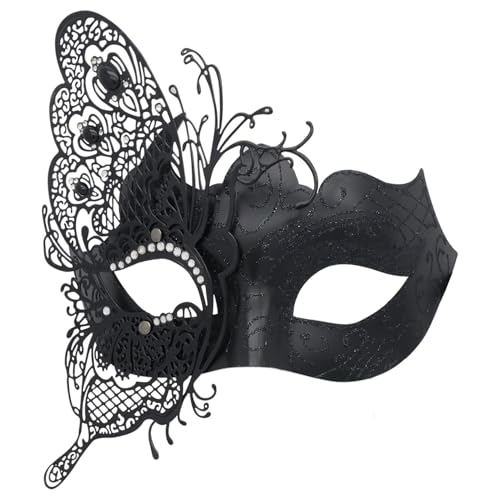 Coddsmz Mysterious Venetian Butterfly Lady Masquerade Halloween Party Mask Evening Prom Ball Mask Bar Costumes Accessory