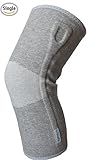 MyBody Dr. High Quality Bamboo Knee Compression Sleeve Support - for Arthritis, Muscle Joint Pain, Sports, Running and Recovery - Meniscus, Tendinitis and ACL Knee Brace - Great for Men and Women (Single)
