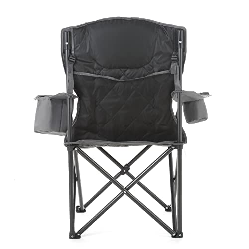 ARROWHEAD OUTDOOR Portable Deluxe Folding Camp Quad Chair w/Headrest, Glass & Cup Holders, Armest 6-can Cooler, Heavy Duty Carry Bag, 550 lbs Weight Capacity の商品画像 13