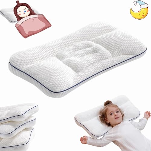 Dreamynest Comfort Kissen,ergonomische Kinderkopfkissen,schlummerkids Kissen Kinder 50 Mal 70,kinderkissen Ab 3 Jahre,Ergonomische Kinderkopfkissen...