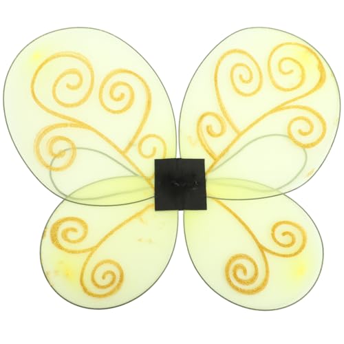 SOLUSTRE Bienenflügel Für Cosplay Kostüm Biene Flügel Leichte Foto Requisite Für Festival Party Bühne Und Verkleidung 21.26X14.57In 1 Stück