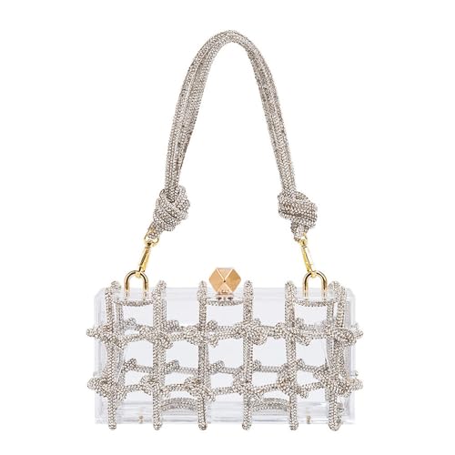 Sac de soirée clair acrylique pour ne plus chercher vos affaires en fête