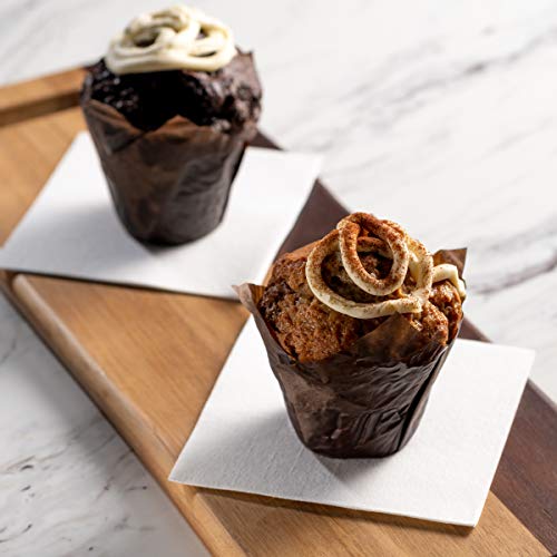 200 Linen-Feel Dessert And Beverage Napkins - Disposable Cloth-Like Cocktail Paper Napkins - Soft And Absorbent For Bar, Restaurant, Café, Wedding, Parties (200-Pack) #TOP3