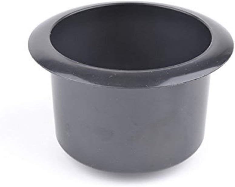 2 Pcs Black Plastic Cup Holder Insert For Sofa Boat RV Couch Recliner Poker Table
