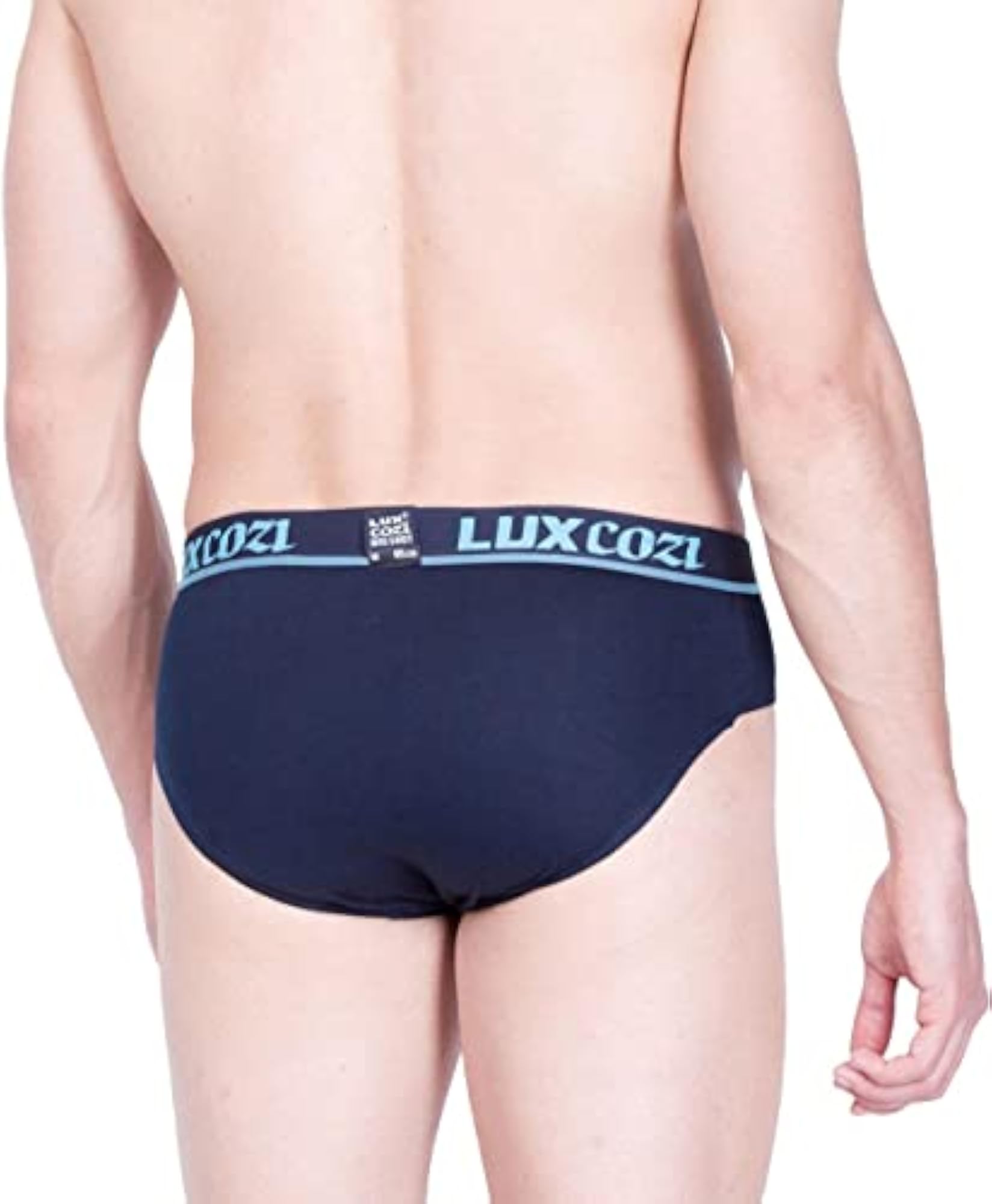 Cotton Assorted Solid/Plain Men's Brief, Pack of 8