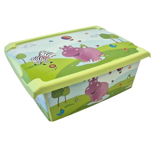 1 scatola giocattolo per giocattoli Fashion Box da 10 l, colore verde