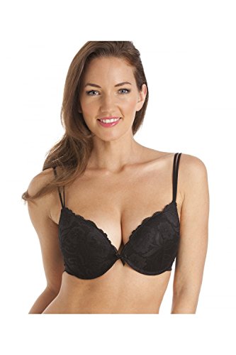 Camille Soutien-Gorge Super Boost rembourré - Push-up - Armatures - Noir 85A