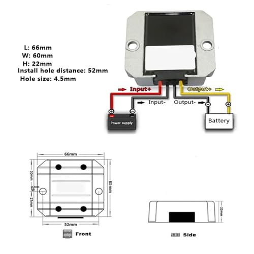 Convertisseur CC 9-36V à 14V 1A buck-boost automatique - 5