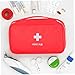 Grtheenumb Mini First Aid Kit Bag Empty Travel Pills Organizer Storage Box for Outdoor Camping Emergency Red, Pill Bag