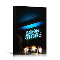 Canvas Wall Art Light Quotes Bedroom Industrial Inspirational Modern Art Multicolor Neon Photography Quotes Urban - 12x18 inches