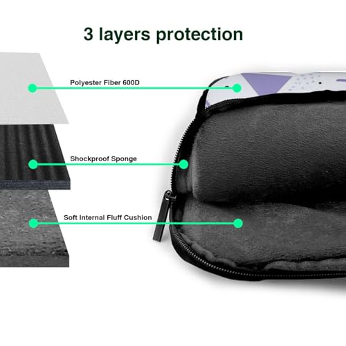Maletín morado impermeable para laptop de 13 pulgadas miniatura 4