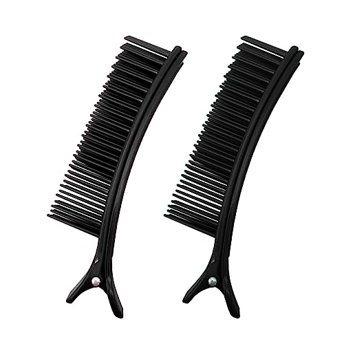 Colortrak Hair Clip (2 Count), Black, Sectioning Grip Clips for Quick and Efficient Hair Styling, Coloring, and Cutting, 6x7.76x1.11 inches, Hairdressers and Salon Professionals, Unisex