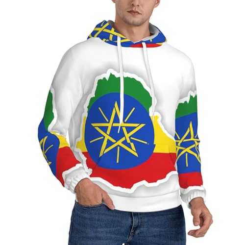 Sweat à capuche Éthiopie streetwear homme idéal pour le quotidien