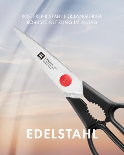 ZWILLING Twin L Vielzweckschere, 20cm, Rostfreier Spezialstahl, Schwarz – Ansicht 5