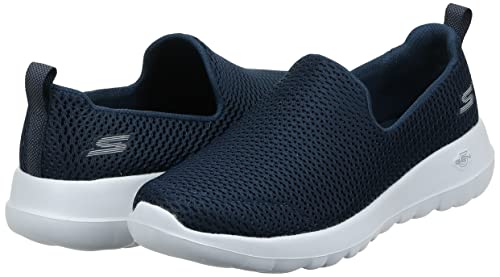 Skechers womens Go Joy Walking Shoe, Navy/White, 7 US