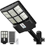 Lenlun Solar Security Lights Outdoor Motion Sensor, 1000W 100000LM Solar Street Lights, IP65 Waterproof Dusk to Dawn Solar Powered Flood Lamp for Parking Lot, Garden, and Yard