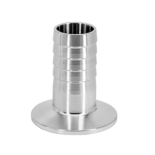 Miniatura 3 de Beduan Adaptador de acero inoxidable para preparación casera de 1.5 pulgadas con abrazadera triple a púas de 12 pulgada (diámetro exterior de 1.988