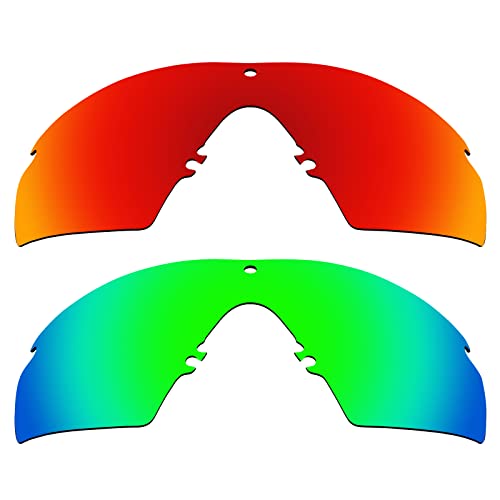 Image of Alphax Polarized Replacement Lenses for Oakley Si M Frame 3.0 OO9146 Sunglasses - Glare Reduction | Precision Cutting