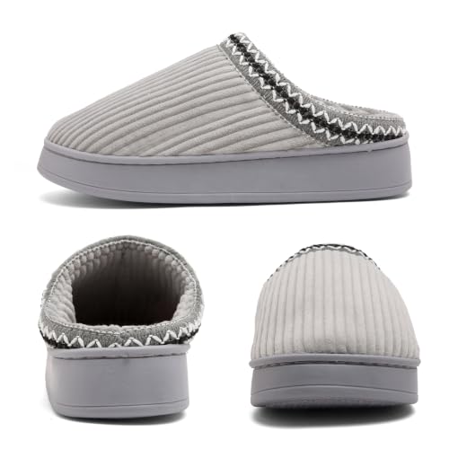 Image of Memory Foam Slippers for Women and Men Indoor outdoor House Shoes