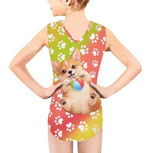 Image of Mumeson Girls One Piece Swimsuits Lightweight V-Neck Swimwear Bathing Suits for Little Girls 3-14 Years