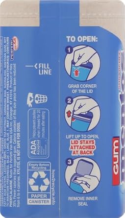 Mentos Pure Fresh Sugar-Free Chewing Gum with Xylitol, Fresh Mint Flavor, Easter Basket Essentials Stuffers for Kids and Adults, 90% Recyclable Paperboard Bottle, 80 Pieces