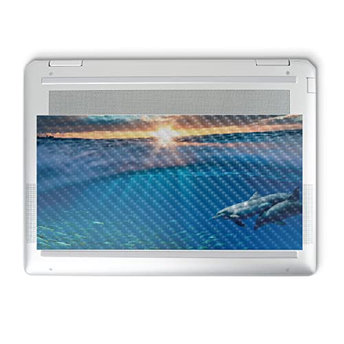 Image of MightySkins Carbon Fiber Skin Compatible with HP Spectre x360 14 inch (2022) Full Wrap Kit - Tranquil Swim | Protective, Durable Textured Carbon Fiber Finish | Easy to Apply | Made in The USA