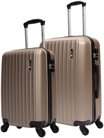 Kit de malas de viagem P/M Londres Swiss Move Champagne