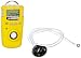 BW Technologies GAXT-X-DL-2 GasAlert Extreme Oxygen (O2) Single Gas Detector, 0-30.0 Percent Measuring Range, Yellow