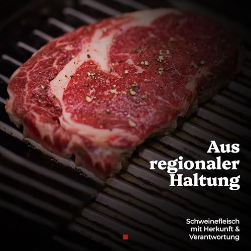 DER PFARÖLLER Spareribs St. Louis Cut – Premium BBQ-Ribs – Ideal für Smoker, Grill & Ofen – Zartes Fleisch für authentischen BBQ-Genuss (2 x 1 kg)