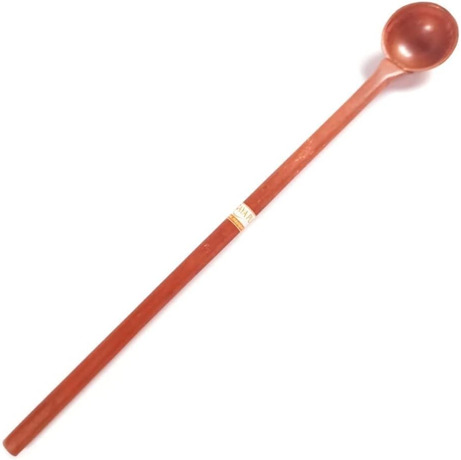 (10 inches) Pure Copper Ghee Havan Spoon, Home Hata | Copper Havan Chamach